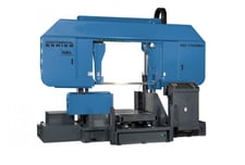43.3" x 43.3" DoAll #DC-1100SA, dual column semi-auto band saw, 394" x 2.64" x 0.063" blade, 49-262 FPM, new