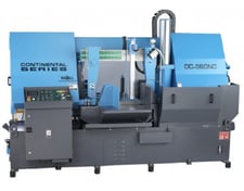 24" x 22" DoAll #DC-560NC, production band saw, PLC, 260" x2" blade, 52-275 FPM, new