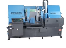 31.5" x 22" DoAll #DC-560SA, semi-auto, PLC, 268" x2" x.063" blade, 52-275 FPM, new