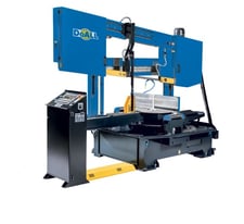19" x 30" DoAll #DCDS-750SA, dual column semi-auto, 256" blade, 65-328 FPM, new