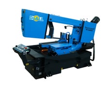 18" x 23-1/2" DoAll #DS-600SA, dual miter semi automatic bandsaw, digital read out, hydraulic band tension