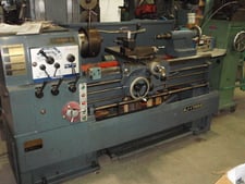 17" x 40" Shen Jey #SJ-1740G, removable gap bed lathe, inch/metric threading, 3 & 4-jaw chuck, tailstock