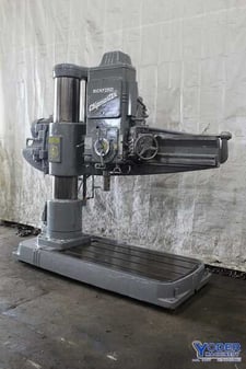 5' -15" Giddings & Lewis #954, radial drill, 70" x44" base, #5MT, coolant, 20 HP, 1966, #66497