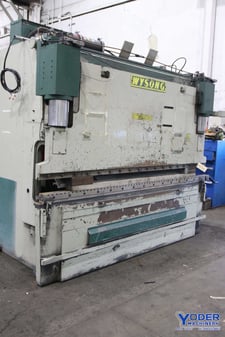 Image for 175 Ton, Wysong #RT4-175-122, hydraulic press brake, 10.2' OA, 102" between housing, 8" stroke, #71106