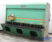 1/2" x 10' Accurshear #850010, hydraulic shear, 48" FOPBG, 4' sq.arm, 20 HP, 1993, #63398
