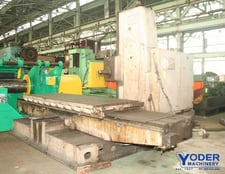 5" Lucas #542B-120, table type horizontal boring mill, 110" x60" table, 4 way bed, pendant Control, 25 HP