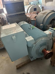 450 HP 1191 RPM Siemens, Frame 5810S, TEFC, rebuilt, 460 Volts