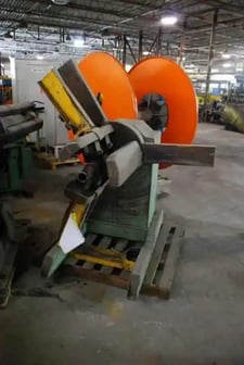 2500 lb. American #60 Plain coil reel, 20" width, 48" outside dimensions, 14"-20" ID,manual exp,S24696