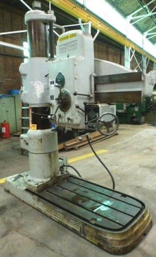 4' -13" American #Hole-Wizard, 25-2000 RPM, #5MT, 10 HP, power elevation & clamping