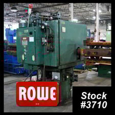 10000 lb. Rowe #10030-DSV-DE, double uncoiler, 30" width, 72" outside dimensions, 16"-20" ID, #3710