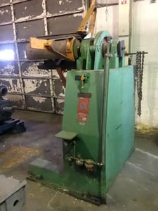 5000 lb. Automatic Feed #102472, plain coil reel, 18" width, 72" outside dimensions, 16" ID,keepers,S24714