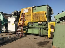 Bollegraff #HBS-120S baler, approx 43" x 43" variable bale dimensions, 132 Ton force, 27-55 TPH, used