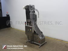 Fowler #115H, automatic stainless steel water fall style capacity ele, feeder and sorter, 50-300 caps/minute
