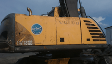 Material Handling Crane, Volvo #EW180B, 2005, rebuilt 2016