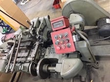 Nilson #S-3F, 4-slide, 3/16" max.diameter, 2" strip width, 15" standard feed length, 3 HP, 32-130 SPM, press