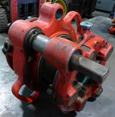 2.5" - 4" Ridgid #141, geared pipe threader, one set of dies, jam-proof for reliable power, drive pinion