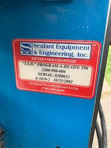 Sealant Equipment & Eng, 2200-980-004 Servo driven robotic sealant applicator pump, 2002