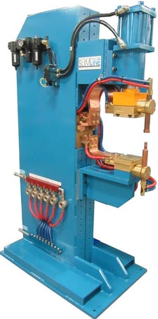 T. J. Snow #TJS-SL-PJSP Slimline projection & spot welder, pneumatic ari type, brand new