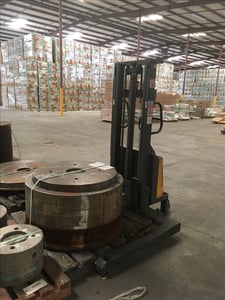 Electric Stacker, Northern Industrial Tools #CTD10B, 2200 lb.capacity, 98.4" fork height, S40150
