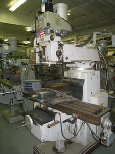 Image for Alliant #1158-5V, vertical milling machine w/DRO, 11" x58" tbl, 5 HP, s/n K5V-1156, pre-owned