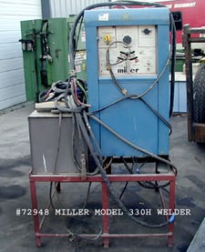 Miller #330A/PD, AC/DC. Tig Welder, 330 Amps, 80 OCV, 208/460 V., S/N S415225,1967