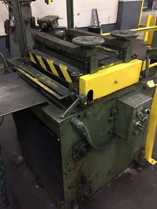 20" x .065" Rowe #R-20TC, 7-roll straightener, entry/exit pinch rolls, forward/reverse/jog, s/n 22416