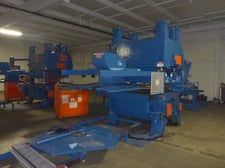 100 Ton, Oak #FP3-54-1152, fin press line, 1-1/2" stroke, 9"-12" Shut Height, 5" bolster, 133-300 SPM, 1992
