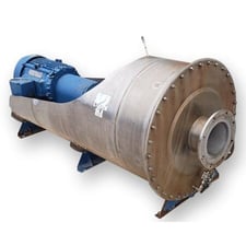 630 cfm @ 42 S.P., Spencer #C-1510-H-MOD, turbine company centrifugal blower, 15 HP, 3545 RPM, 460 V., #17317