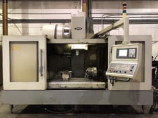 Mighty Viper #VMC-1300A, 30 automatic tool changer, 51.1" X, 24" Y, 24" Z, 6000 RPM, #50, 4-Axis, Fanuc