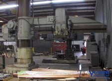 12' -26" Carlton #5A, radial drill, #6 MT, 4" spindle diameter, 24" spindle travel, 50 HP, #59586