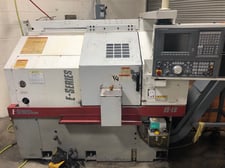 Okuma #ES-L6, 6" chuck, 3-jaw, 1.6" bar, OSP-U10L, 12 tool, parts catcher, tailstock, chip, 2005