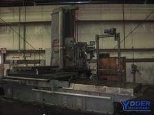 5" DeVlieg #5H-96, jig mills, 50" x96" table area, 20 HP, Newall digital read out, #50 NS, #61775
