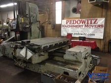 5" Lucas #542B-60, table type horizontal boring mill, 74" x48" table, 4-way bed, #6MT, 25 HP, #65650