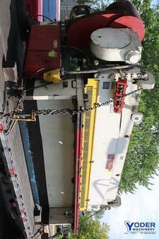 3/8" x 12.4' Lodge & Shipley #0612, power squaring shear, 48" FOPBG, squaring arm, #70542