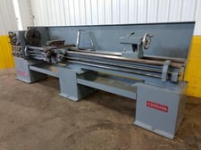 20" x 120" Clausing Metosa #C20124SS, 21" chk, 4-jaw, 3.5" hole, inch/metric, taper, #12120