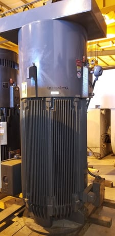 450 HP 3575 RPM U.S. Motors, Frame 5811P, TEFC, VSS, vertical solid shaft, inverter duty, EHT, 4160 Volts (2