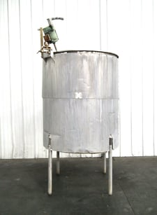 565 gallon Stainless Steel insulated mixing tank, 52-1/2" inside diameter, 60" inside straight wall, 2"