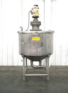 50 gallon 304 Stainless Steel chemical mixing tank, with mixer & control panel, 1/4 HP, 115 V., 1 phase