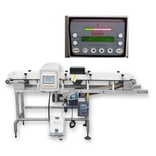 Mettler #R-V3 PW, 10" Safeline powerphase plus metal detecting sanitary conveyor, #17405