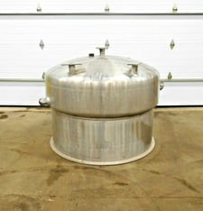 350 gallon B.h. Hubbert #842, 304 Stainless Steel kettle, 42 psi @ 289 Degrees Fahrenheit, 52" dia. x 42"