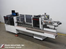 Kodiak #901HD-120, semi-automatic, horizontal, hot melt glue cartoner, 25-120 cartons/minute, Nordson 2 gun