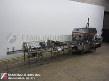 Delkor #TL500P Flexpack, inline, Stainless Steel, top load, product loader, flexible packer, 3 suction cup