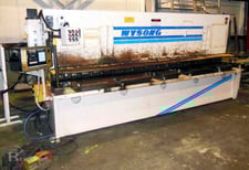 1/2" x 12' Wysong #H5012, hydraulic shear, 3-Axis 48" front operated power back gauge, power table, automatic
