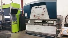 Image for 80 Ton, Adira #QHD7025, hydraulic press brake, 8' overall, 80" between housing, 6.3" stroke, 12" throat, DNC 880S Control, 4-way die, top clamps, 2008
