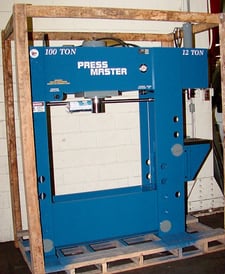 100 Ton, Press Master #HFBP-100/12, side mounted 12 ton C-frame/broaching press, #148308