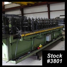 16 Stand, Dreistern #29333-41, rollformer, right to left, 2" spindle dia. x 10" roll space, 13" horiz.