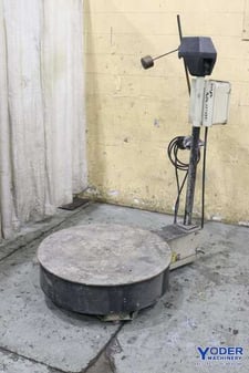 5000 lb. Durant #R925, pallet type coil reel, 36" table diameter, 36"floor to top of table