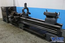 32" x 120" Timemaster #32S, gap bed engine lathe, 17-1/2" swing over cross slide, inch/metric, 3 & 4-jaw
