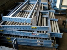 Automated Conveyor Systems, dual lane (6) 63" L x 48" W, single lane (6) 60" L x 24" W
