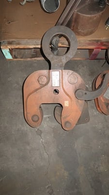 Plate Lifting Clamp, Renfroe #Tl, 6 ton, 2"-3" jaw opening